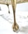 Mid 20th Century Vintage Brass Plant Stand Riser Footman - Ornate Pierced Scrollwork – Tabletop Riser For Sale - Image 5 of 10