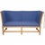 Spokeback Sofa in Blue Fabric by Børge Mogensen, 1994 For Sale - Image 17 of 17