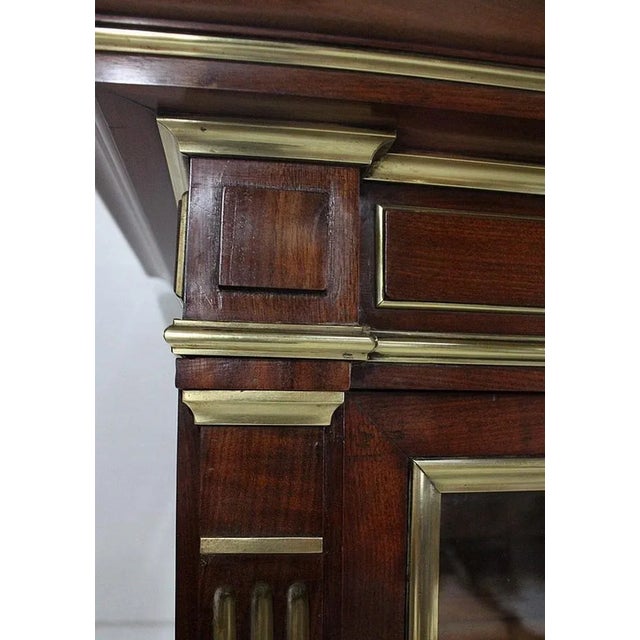 19th Century Louis XVI Style Mahogany Cabinet For Sale - Image 6 of 18