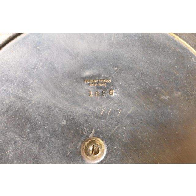 Tiffany Studios New York Art Deco Silver Floor Standing Ashtray For Sale - Image 11 of 12