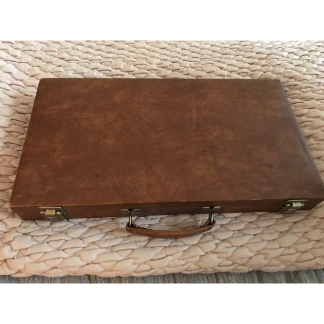 Vintage Rummy Rummikub Set in Faux Leather Case Chairish