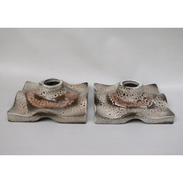 Wall Lights in Ceramic and Fat Lava by Martin Müller, 1970s, Set of 2 For Sale - Image 17 of 18