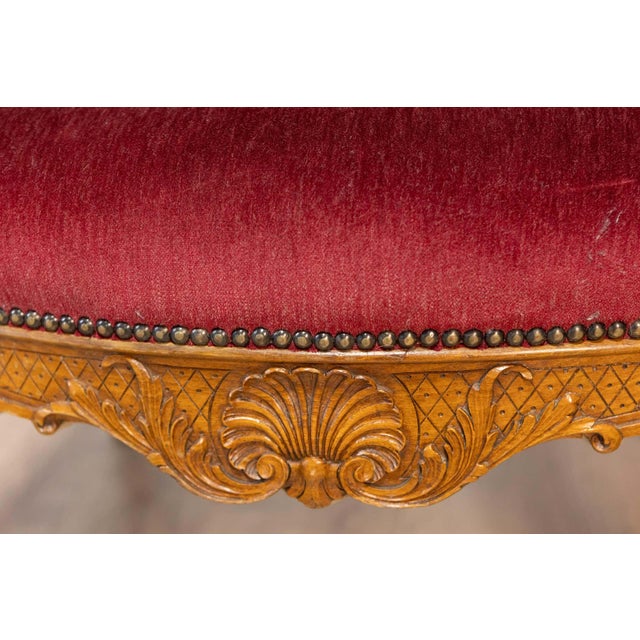 Pair of 19th Century French Arm Chairs For Sale - Image 13 of 14