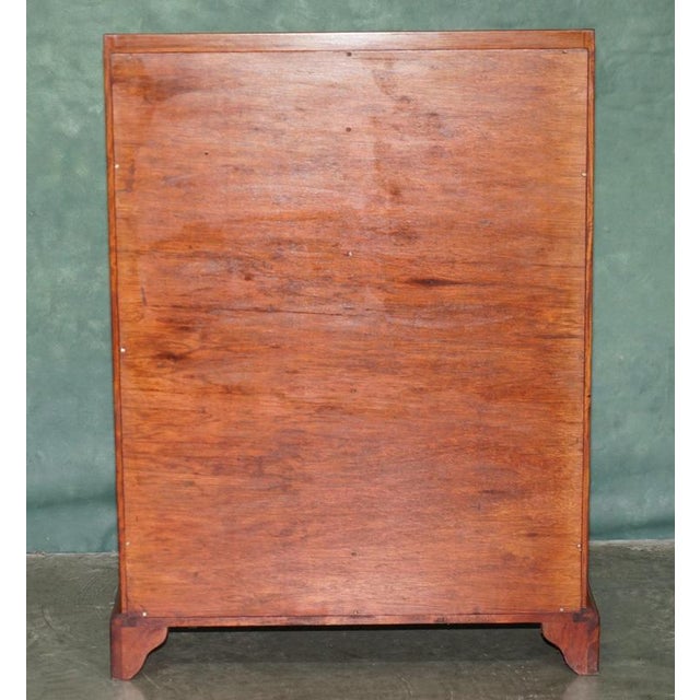 Regency Style Hardwood Waterfall Dwarf Library Bookcases, 1950, Set of 2 For Sale - Image 12 of 18