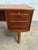 Mid-Century Modern Danish Teak Mid Century Modern Freestanding Desk 1960s Bookshelf Back For Sale - Image 3 of 9