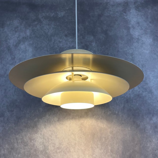 Mid-Century Modern Vintage Danish Pendant Lamp, 1980s For Sale - Image 3 of 9