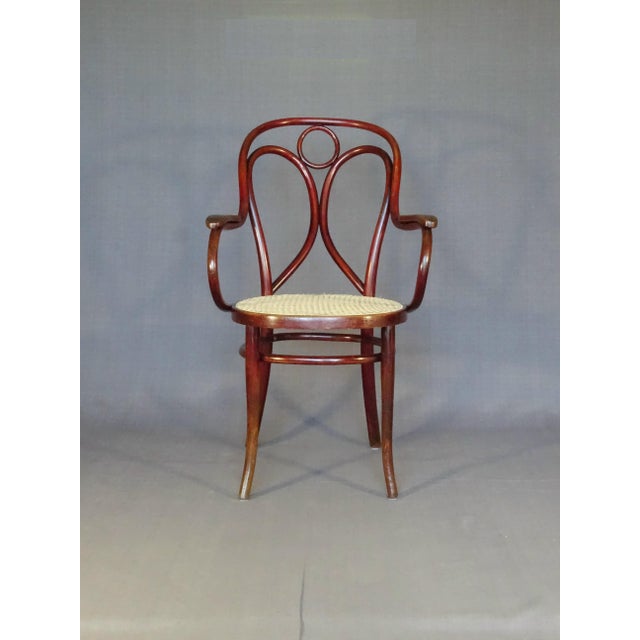 Art Nouveau Armchair from Gebrüder Thonet, 1910 For Sale - Image 4 of 12