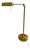 Vintage Brass Bankers Floor Lamp with Articulated Arm, 1960s For Sale