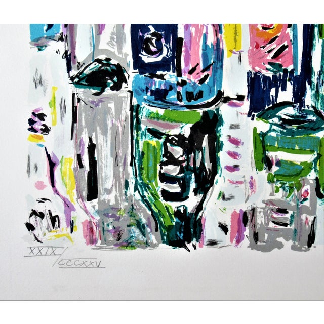 Late 20th Century Amos Yaskil, Bottles, 1980 For Sale - Image 5 of 6