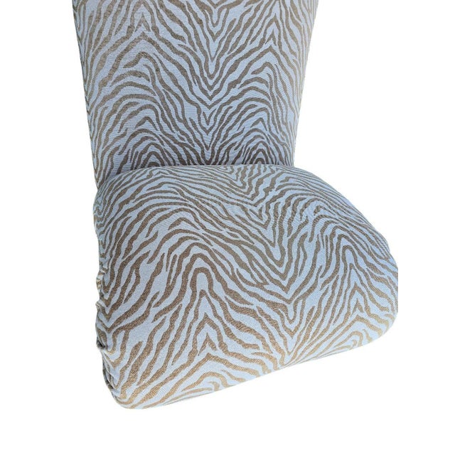 Late 20th Century Late 20th Century Animal Print Chaise Lounge For Sale - Image 5 of 8