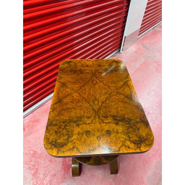 Art Deco 1920s Hungarian Cubist Art Deco Occassional Table For Sale - Image 3 of 13