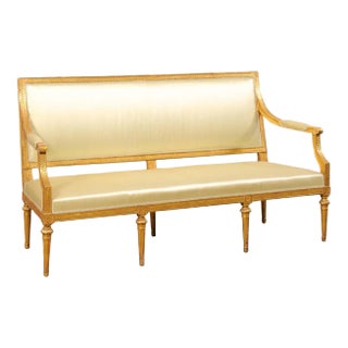 Swedish Neoclassical Sofa Bench, 19th Century For Sale