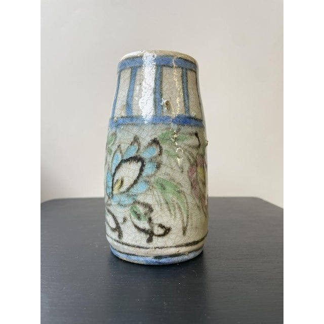 Small Round White Qajar Vases, Set of 2 For Sale - Image 11 of 12