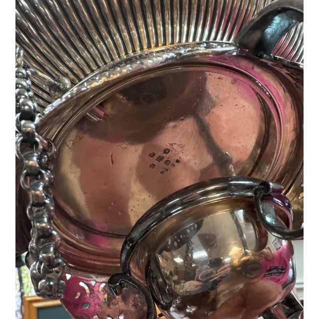 Antique Victorian Silver-Plate Assembled Tea and Coffee Service, Set of 5 For Sale - Image 9 of 11