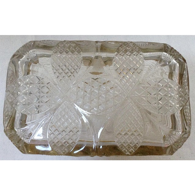 Late 19th Century Antique French Crystal Box or Casket For Sale - Image 5 of 6