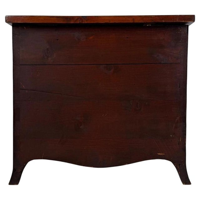 Wood English Storage Chest with Trompe-Loeil Drawers, 1700s For Sale - Image 7 of 11