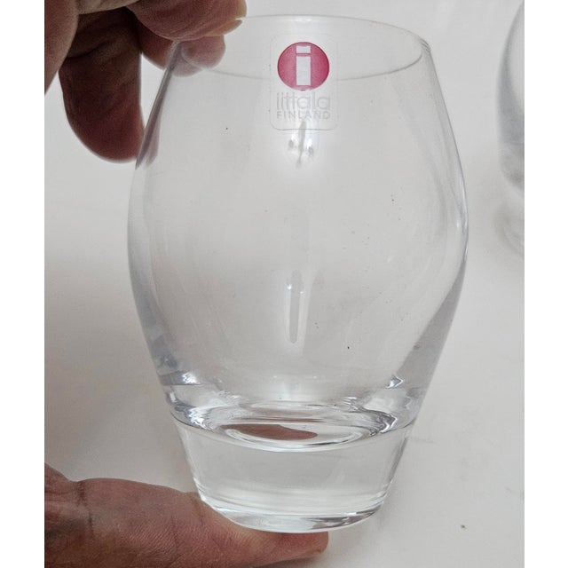 1990s Iittala Finland Stella Sherry Glasses, Pair For Sale - Image 10 of 14