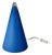 Vintage Blue Teepee Table Lamp, 1980s For Sale