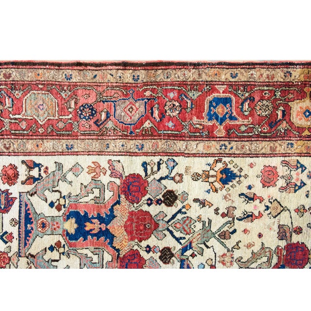 Early 20th Century Persian Senneh Rug For Sale - Image 4 of 16