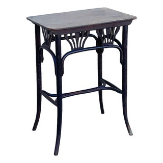 Late Victorian Art Nouveau Side Pestal Table no.4 by Fischel & Söhne For Sale