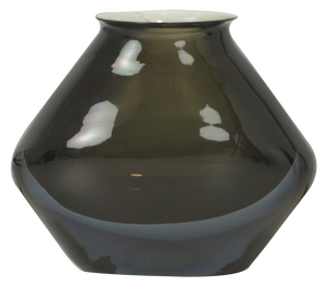 Heavy Sommerso Vase in Murano by Flavio Poli for Seguso, 1960s