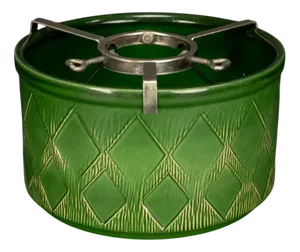 Vintage Stoneware Christmas Tree Stand, 1970s