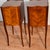 1910 Antique French Louis XV Satinwood Inlaid Pair of Nightstands Bedside Tables For Sale - Image 15 of 16