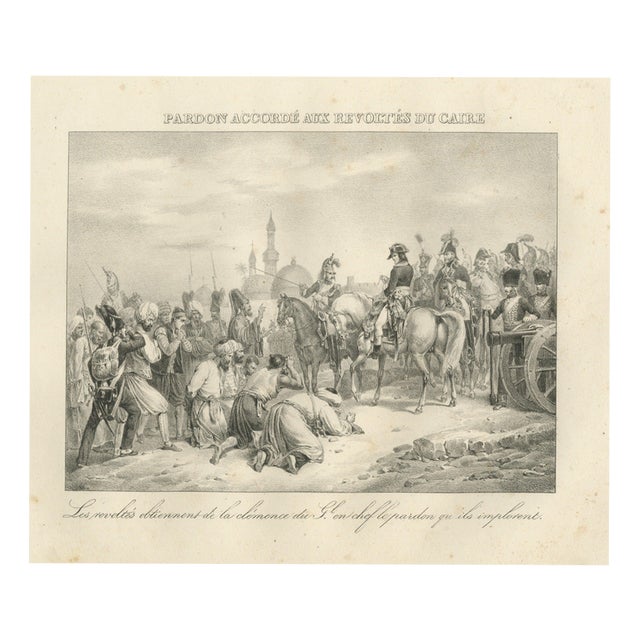 Pardon for the Rebels of Cairo, 1827, Paper For Sale