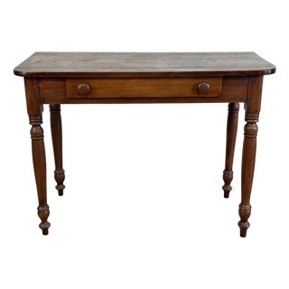 Antique Primitive Farmhouse Table or Writing Desk For Sale