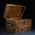 Add a touch of traditional Eastern craftsmanship to your home with this exquisitely carved wooden box. Featuring a classic...