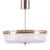 Mid-Century Chandelier in Glass and Brass attributed to Kamenický Šenov, Czech, 1960s For Sale