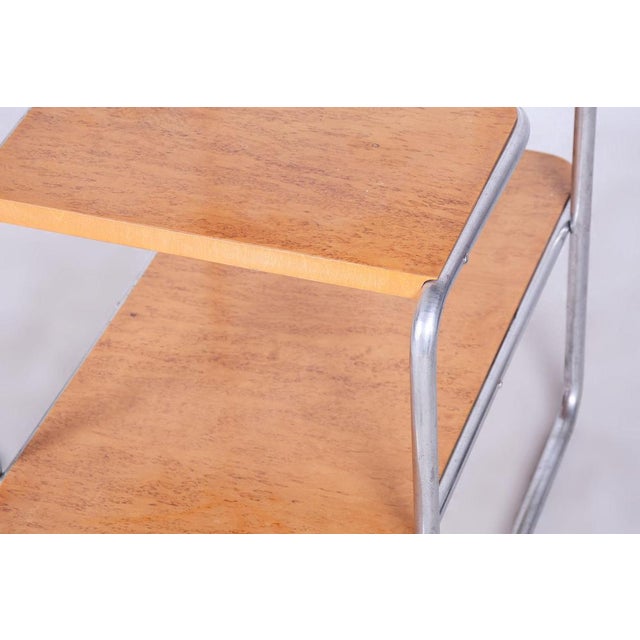 Bauhaus Étagères in Birch by Robert Slezák and Arnošt Beck, 1930s, Set of 2 For Sale - Image 12 of 16