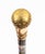 Antique French Gold Plate Walking Stick in Sevres Porcelain, 1800s For Sale - Image 13 of 18
