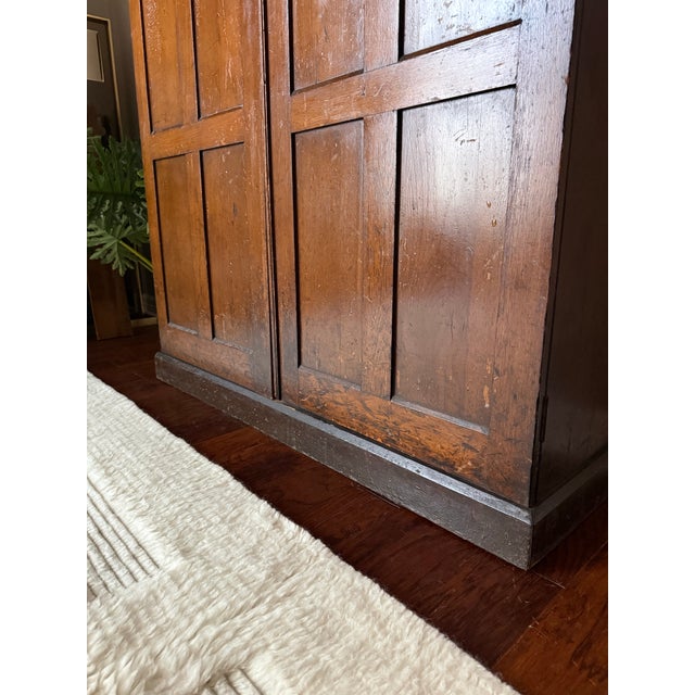 Antique 1920s School Cupboard by the North of England School Furnishing Company For Sale - Image 4 of 12