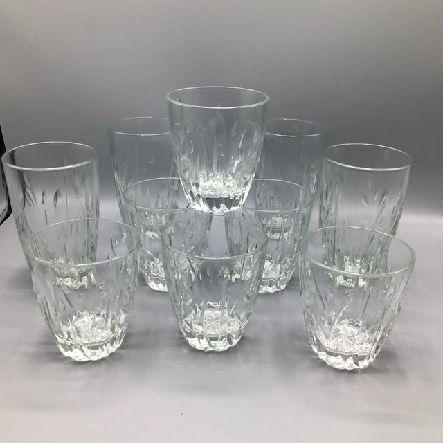 Cristal D’Argues Durand “Cassandra” Crystal Set With 4 Highball and 6 Lowball-Set of 10 For Sale - Image 13 of 13