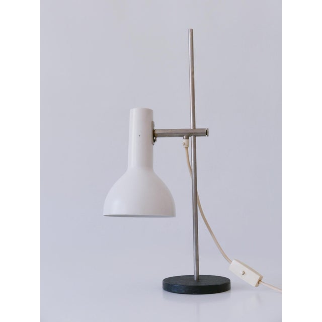 Mid-Century Modern Minimalistic Adjustable Desk Light attributed to Gebrüder Cosack, 1960s For Sale - Image 16 of 18