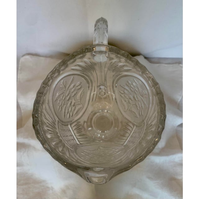 Glass Vintage Zajecar Crystal Pitcher For Sale - Image 7 of 9