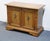 STANLEY FURNITURE Walnut Italian Mediterranean Style 62" Flip Top Server Buffet 31" High Leaves Closed: 62.5" Wide Leaves...