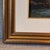 Blue Vintage Seascape Art Oil Painting of Nautical Sailboats Venice Italy in a Gold Frame For Sale - Image 8 of 12