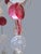 Verner Panton Vintage Mid-Century Modern Red & White Capiz Shell Hanging Chandelier Sculpture For Sale - Image 4 of 11
