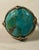 This eye catching 1990s Barse Turquoise Gold Ring (Unisex) will be a fabulous addition to your vintage jewelry collection....