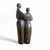 Solid Bronze figures / family with child 1960s Solid Bronze figures / family with child 1960s Height 30 Width 14 Depth 10 cm