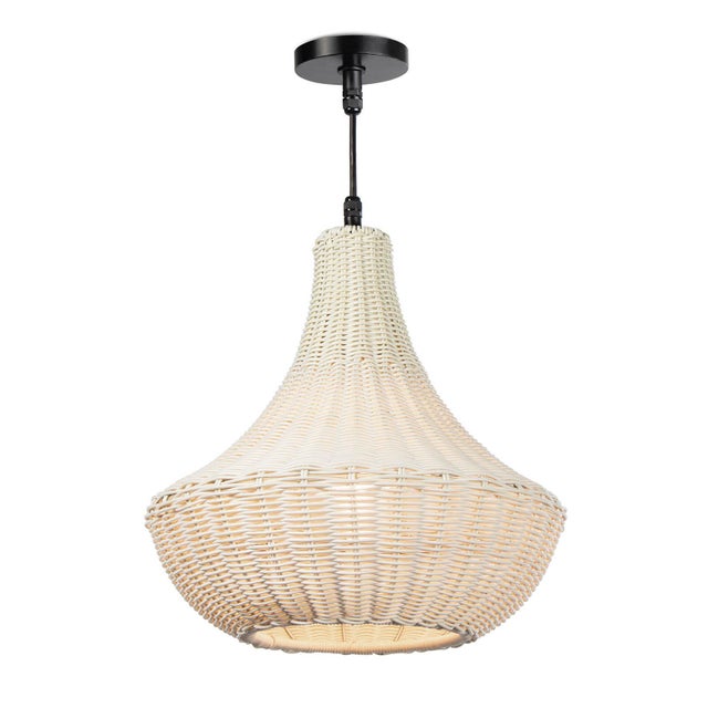 Plastic Regina Andrew Vista Outdoor Chandelier, White For Sale - Image 7 of 7