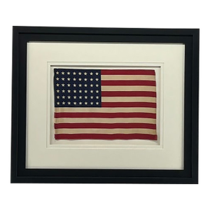 Vintage 48 Star American Flag. Americana Wall Decor