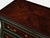 A dramatic vintage Bombay-style three-drawer chest professionally reimagined in a luxurious Emerald City Mahogany finish,...
