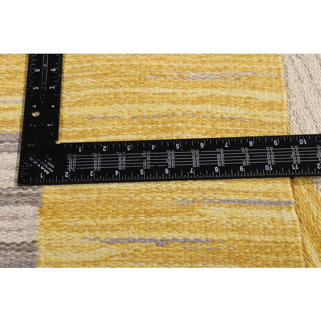 Textile Vintage Swedish Rollakan Rug, 05'01 X 09'05 For Sale - Image 7 of 10