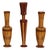 Philip M. Jacoby Set of Three Handcrafted Wood Vases For Sale