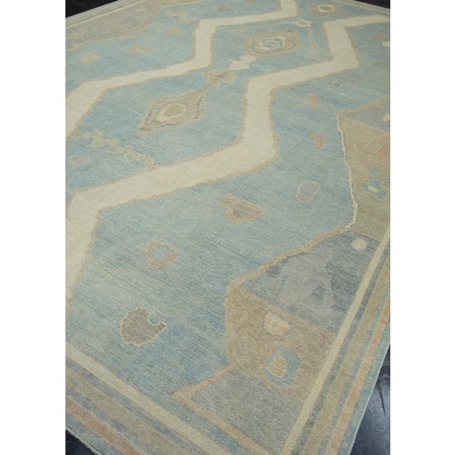 Turkish Turkish Oushak Rug 10' x 14'7" For Sale - Image 3 of 7