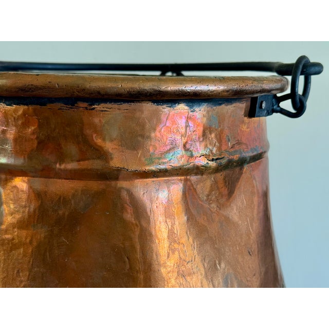 19th Century French Copper Cauldron For Sale - Image 15 of 15