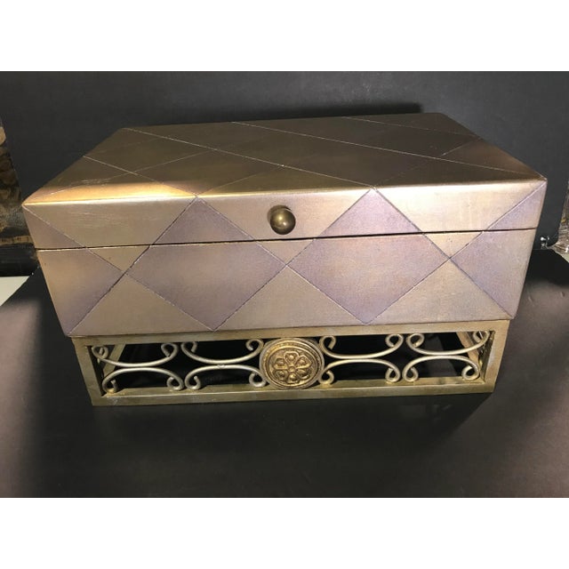 1980s Vintage Decorative Box For Sale - Image 9 of 11